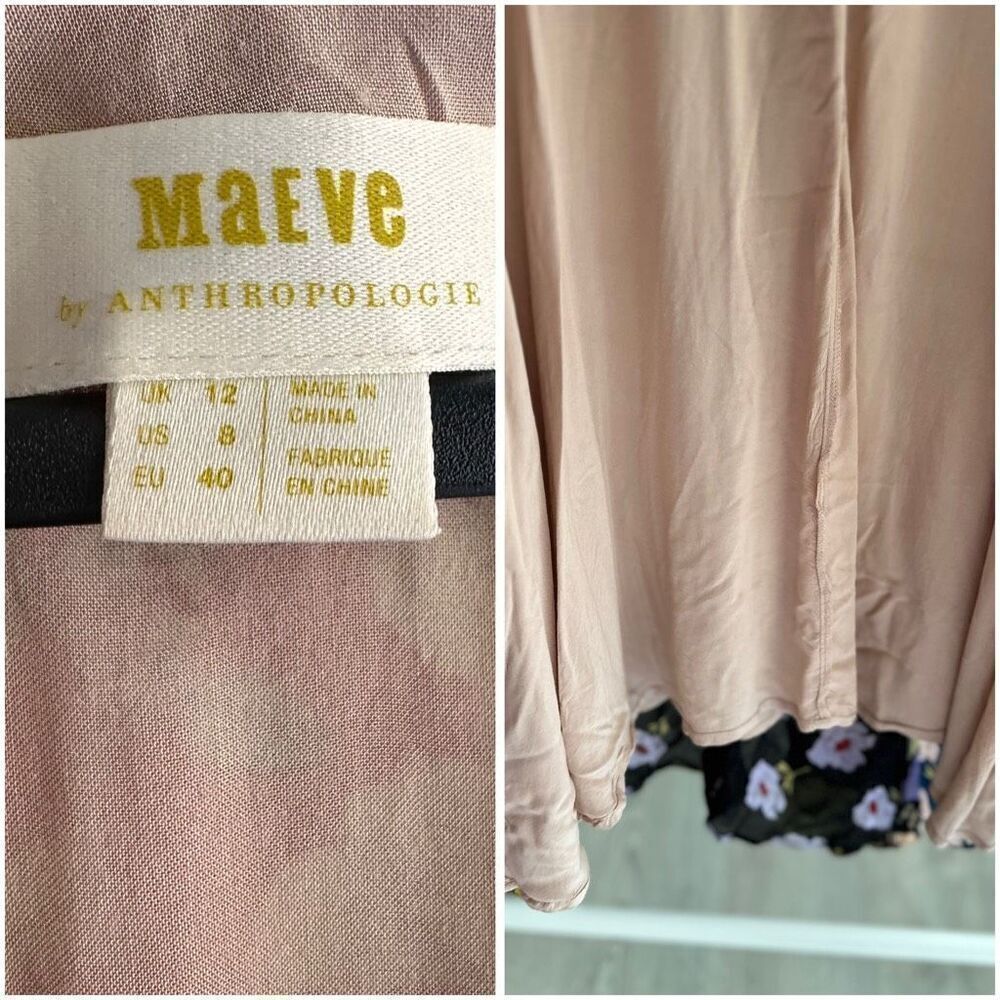 Anthropologie Maeve Dress Gardenia Floral US 8 - Picture 2 of 9